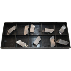 Pack of 9 NEW Horizon HTN WF072006 01 C23 Carbide Grooving Inserts