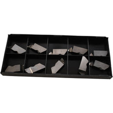 Pack of 10 NEW Horizon HTN WF072006 01 C23 Carbide Grooving Inserts EDP 141760