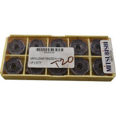 Pack of 10 NEW Mitsubishi NNM200708ZEN-MP VP15TF Carbide Milling Inserts