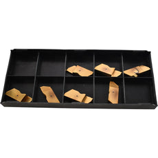 Pack of 7 NEW Horizon HGD 3094RK 323FG Carbide Grooving Inserts