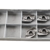 Pack of 4 NEW Iscar HM90 APCR 160532R-P IC28 Carbide Milling Inserts