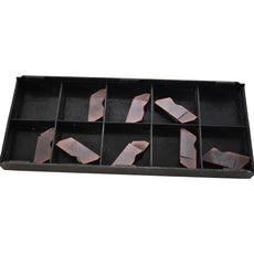 Pack of 8 NEW Horizon HGD 3094L 323 Carbide Grooving Inserts