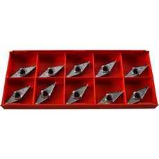 Pack of 10 NEW Vargus VCGT331-AFV12K Carbide Turning Insert Diamond V12K