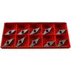 Pack of 10 NEW Vargus VCGT331-AFV12K Carbide Turning Insert Diamond V12K