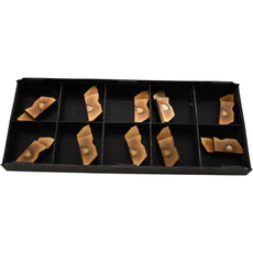 Pack of 10 NEW Horizon HGD 3125LK 323FG Carbide Grooving Insert RH