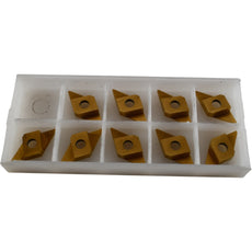 Pack of 9 NEW TGR-50-062-300-C2 TIN .062 W Grooving Carbide Inserts