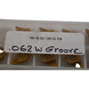 Pack of 9 NEW TGR-50-062-300-C2 TIN .062 W Grooving Carbide Inserts