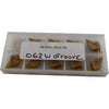 Pack of 9 NEW TGR-50-062-300-C2 TIN .062 W Grooving Carbide Inserts