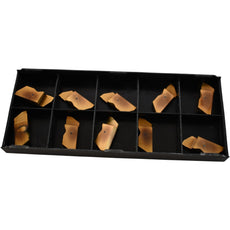 Pack of 10 NEW Horizon HGD 3094RK 323FG Carbide Grooving Insert RH