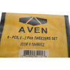 NEW Aven 18480EZ E-Z Pik 6 Piece Tweezer Set Stainless Steel Color Coded