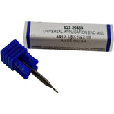 NEW Best Carbide 523-20469 3/64'' End Mill 2FL 1/8'' Shank Solid Carbide