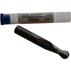 NEW Garr 320M 16230 Solid Carbide Ball Nose End Mill 2 Flute 3/8