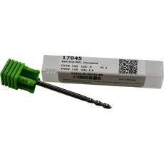 NEW Helical 17045 H45AL-R-20125-BN Solid Carbide Ball End Mill 1/8