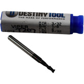 NEW Destiny Tool V20602S Solid Carbide End Mill 2 Flute 3/32''
