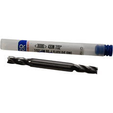 NEW Garr 30080 430M Solid Carbide Square End Mill Double End 4 Flute 7/32''