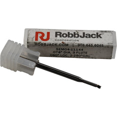 NEW Robb Jack SEM04-11144 .078'' Dia 3 Flute Solid Carbide End Mill