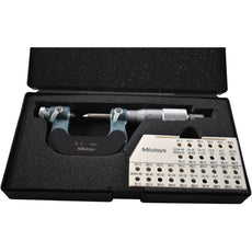 Mitutoyo 126-137 TMC-1'' Screw Thread Micrometer 0-1 inch 0.001'' Grad