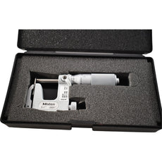 Mitutoyo 117-107 Interchangeable Anvil Micrometer Head 0-1'' w/Case