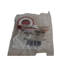 NEW Eaton Cutler-Hammer 10250TC47 Red Push-Pull Lens 40mm Illuminated 10250T Series