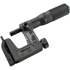 Mitutoyo 117-107 Uni-Mike Interchangeable Anvil Micrometer 0-1 inch w/ Engravings