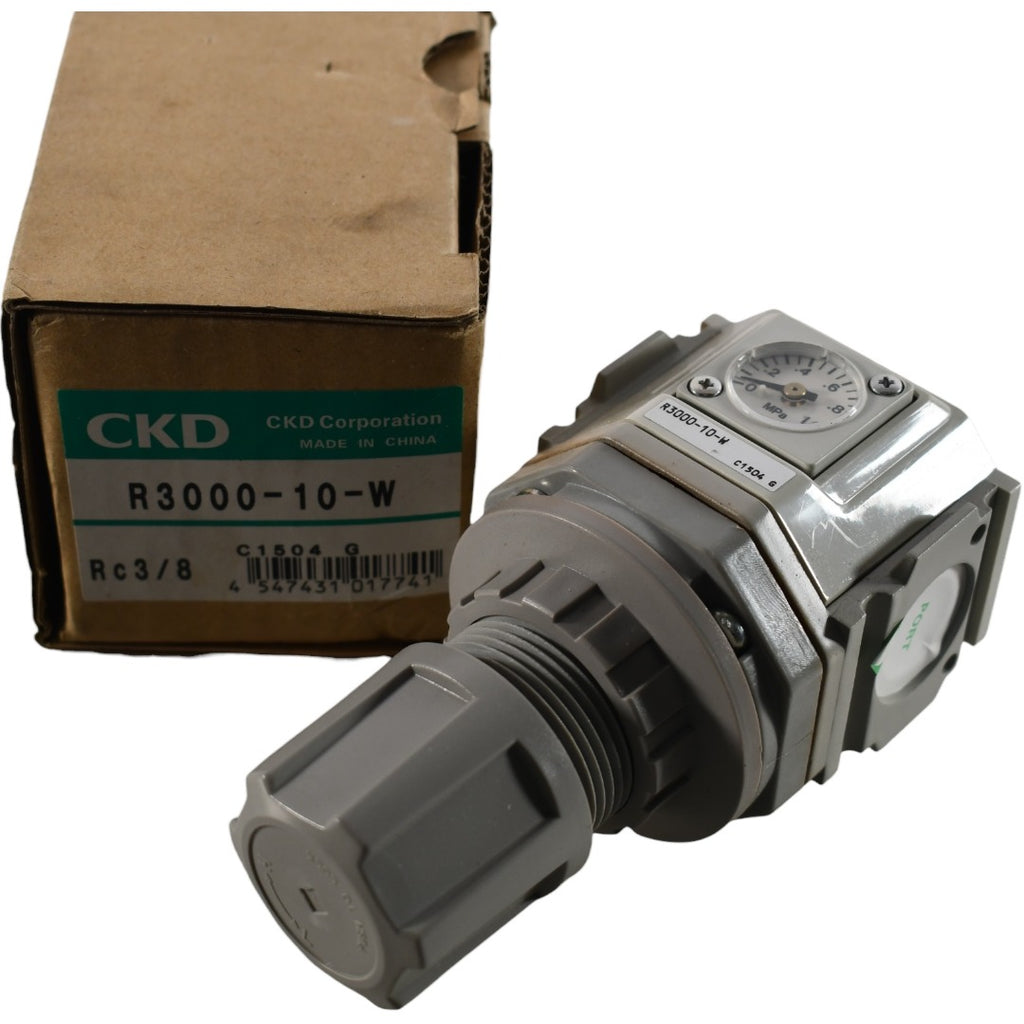Ckd R3000 NEW CKD R3000-10-W Air Regulator 3/8 NPT 1.0MPa Max Pressure – VB ...