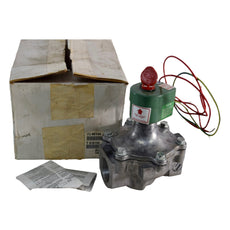 NEW ASCO 8215B060 4KY44 RedHat Solenoid Valve 1-1/4 NPT 120V 25 PSI Gas Air