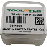 NEW Tool-Flo TBNR-1750-P ZS26D 2414194 RigidLock Ball Nose Milling Insert 1-3/4