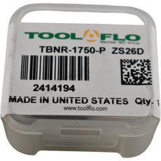 NEW Tool-Flo TBNR-1750-P ZS26D 2414194 RigidLock Ball Nose Milling Insert 1-3/4