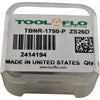 NEW Tool-Flo TBNR-1750-P ZS26D 2414194 RigidLock Ball Nose Milling Insert 1-3/4