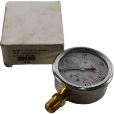 NEW Dynamic Fluid Components CF1P-140A 2000 PSI 2.5 inch Glycerin Pressure Gauge