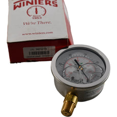 NEW Winters PFQ801LF 36TW19 Lead Free Vacuum Gauge 30 in Hg 2.5 in Dial 1/4 NPT