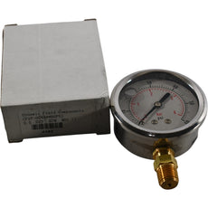 NEW Dynamic Fluid Components CF1P-004A 60 PSI 2.5 Glycerine Pressure Gauge