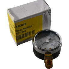 NEW Grainger 54XN99 PIC 1.5 30 PSI Corrosion Resistant Pressure Gauge