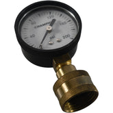 Champion 0-200 PSI Water Pressure Test Gauge 2'' Dial 3/4'' Female Hose Thread