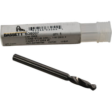 NEW Bassett B36007 DRS Carbide Stub Drill 118 Deg 4 Facet PT #7