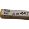 NEW Bassett B52803 MDES 3/32 2FL Carbide Double End Stub End Mill