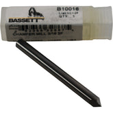 NEW Bassett B10016 MCH-2R Chamfer Mill 3/16 2FL 90 Deg Carbide