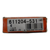 NEW Mitutoyo 611204-531 4 Inch Steel Rectangular Gage Block ASME Grade 0 - Sealed
