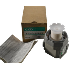 CKD F3000-8-W-F1 Air Filter 1/4 Port Size Auto-Drain NO Polycarbonate Bowl