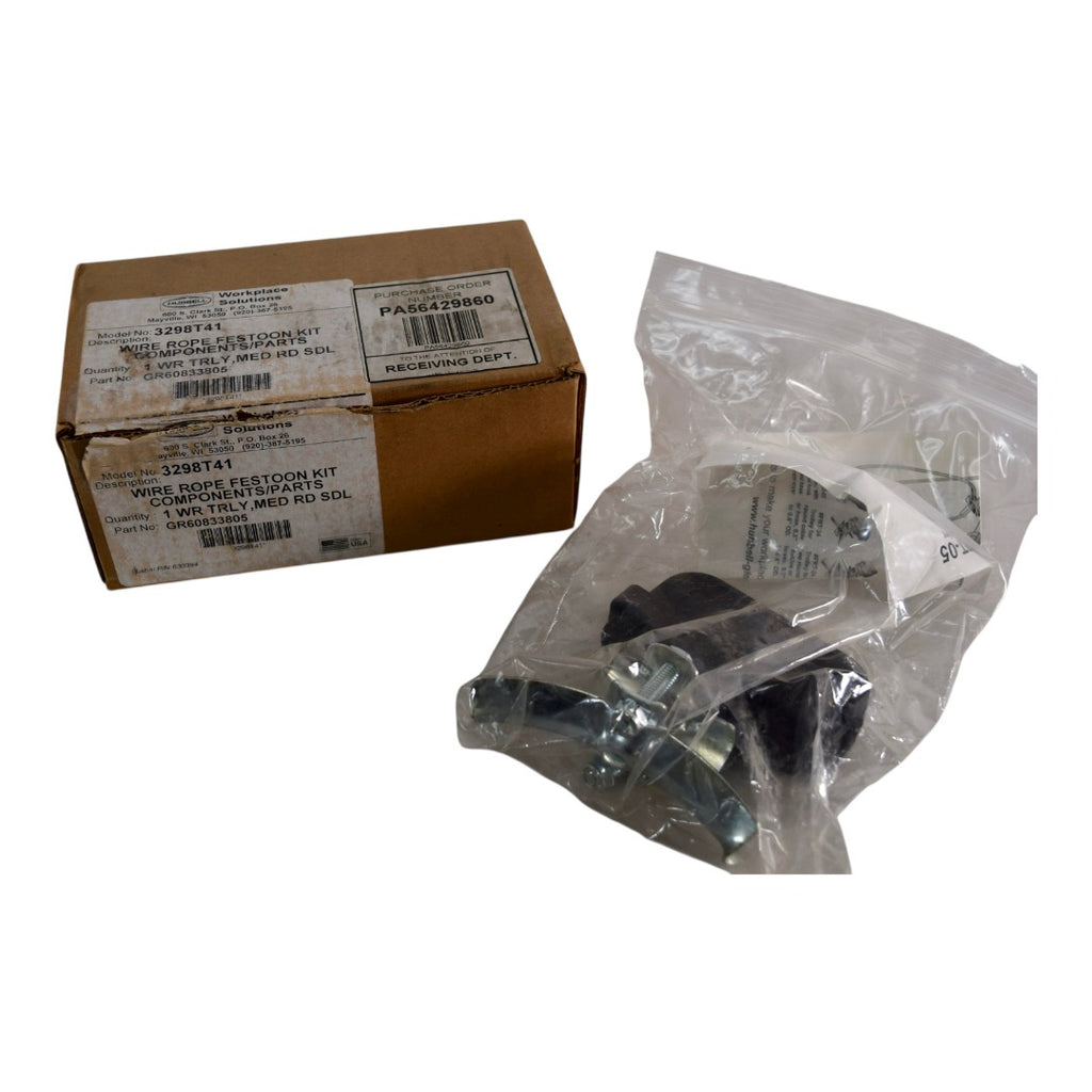Wire Rope Festoon Kit NEW Hubbell 3298T41 Wire Rope Festoon Kit Trolley Round Cable Saddle G ...