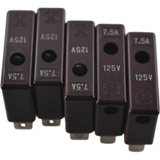 NEW Lot of 5 Daito PL475L Fuse 7.5A 125V Alarm Fuse Fanuc A60L-001-0101