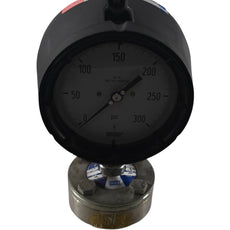 Wika 4.5 Pressure Gauge 0-300 PSI 316SS 990.12 Diaphragm Seal