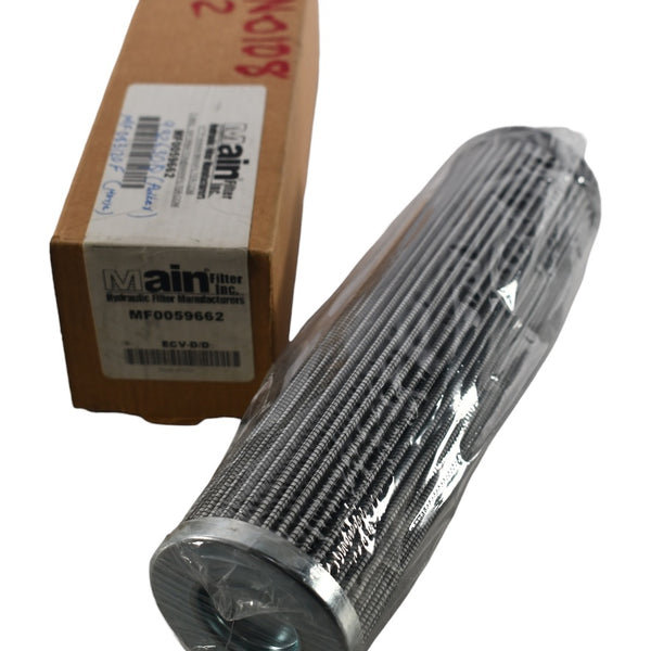 NEW Main Filter MF0059662 Hydraulic Filter Element 10 Micron Viton Gla ...