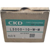 NEW CKD L3000-10-W-M Lubricator 3/8 NPT 1.0MPa Metal Bowl Pneumatic Air Line