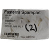 Lot of 2 NEW Fastems VS00137 COUPLING IPL 7 Flexible Rubber Spider Insert