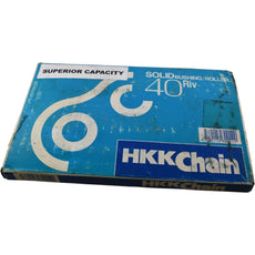 NEW HKK 40 RIV 10ft 240 Links ANSI Standard Single Strand Roller Chain