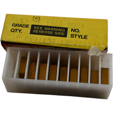 Pack of 9 NEW Valenite CNMA432 VN2 130A Carbide Turning Inserts 80 Diamond