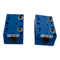 NEW Lot of 2 Rexroth 581-111-000-0 Mecman ISO 1 Pneumatic Directional Valve