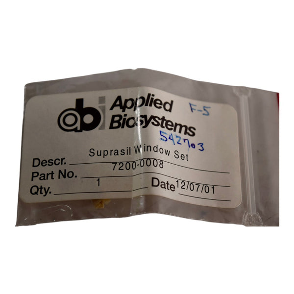 NEW Applied Biosystems 7200-0008 Suprasil Window Set 542703 HPLC Optic ...