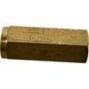 NEW Deltrol EDC30B Brass Inline Hydraulic Check Valve 1/2 NPT 2000 PSI 12 GPM